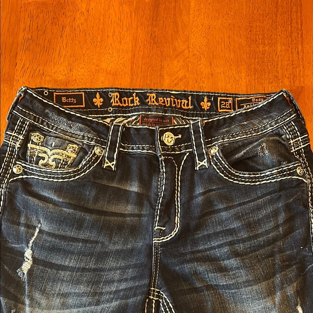 Rock Revival Women's Dark Blue Boot Cut Jeans